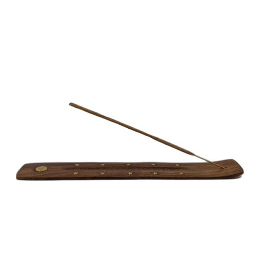 Wood & Brass Incense Holders/Ash Catchers