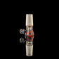 Empirical Glass Linework Restriction Slide w/ Dichro Marble 18mm Red/Blue/Purple/Yellow/Orange