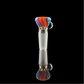 Unicorn Poop Spiral Restriction Slide w/ Dichro Marble 14mm by Empirical Glass