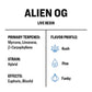 True Terpenes- Alien OG- Live Resin Hemp Derived Terps