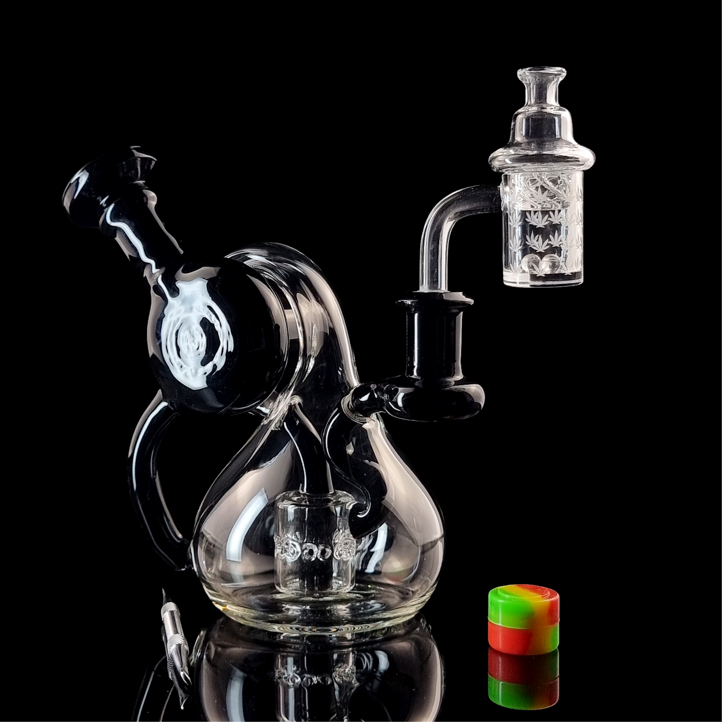 16cm Loop Recycler Dab Rig Kit