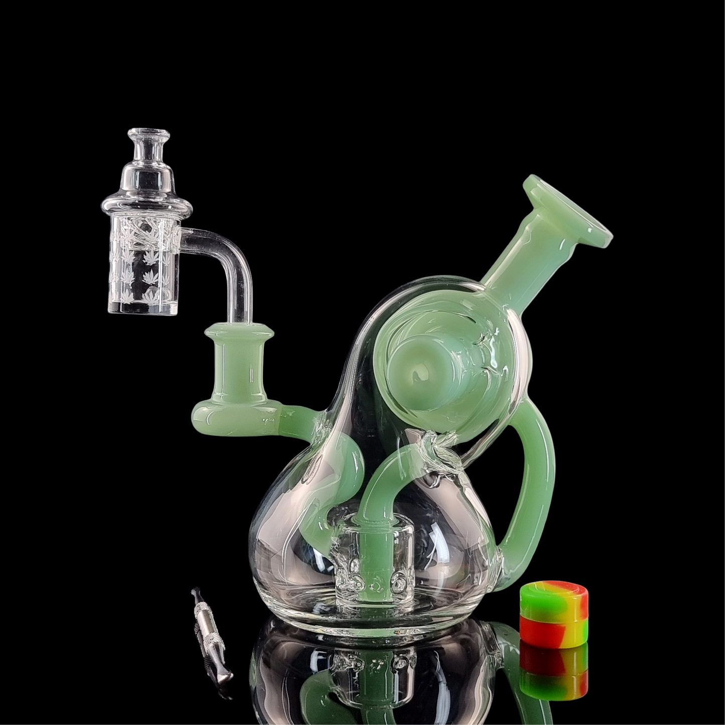 16cm Loop Recycler Dab Rig Kit