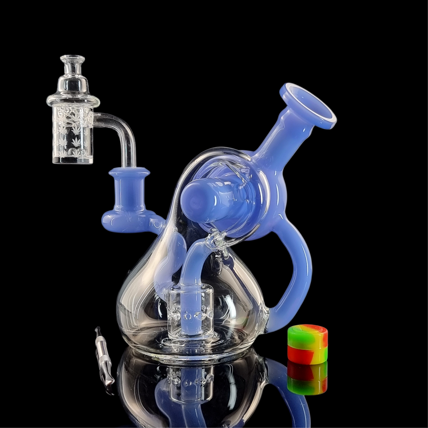 16cm Loop Recycler Dab Rig Kit