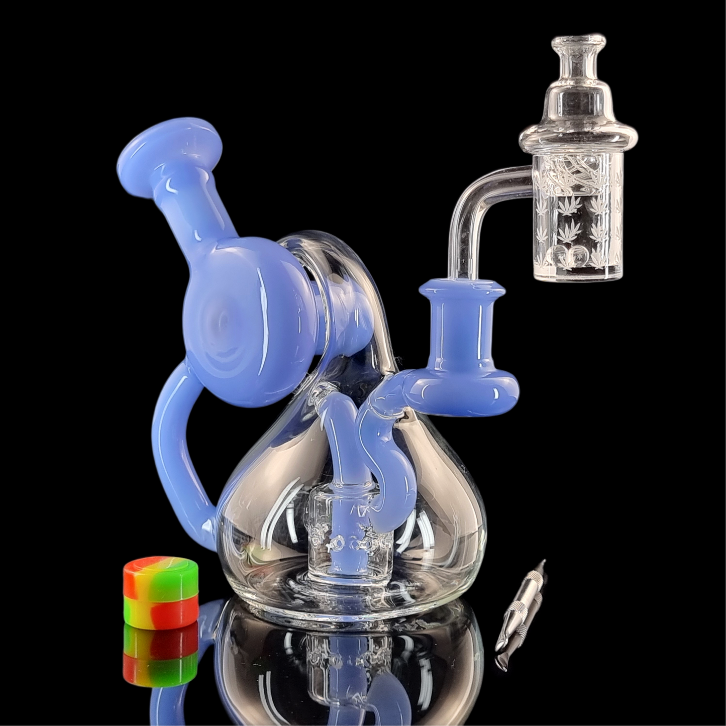 16cm Loop Recycler Dab Rig Kit