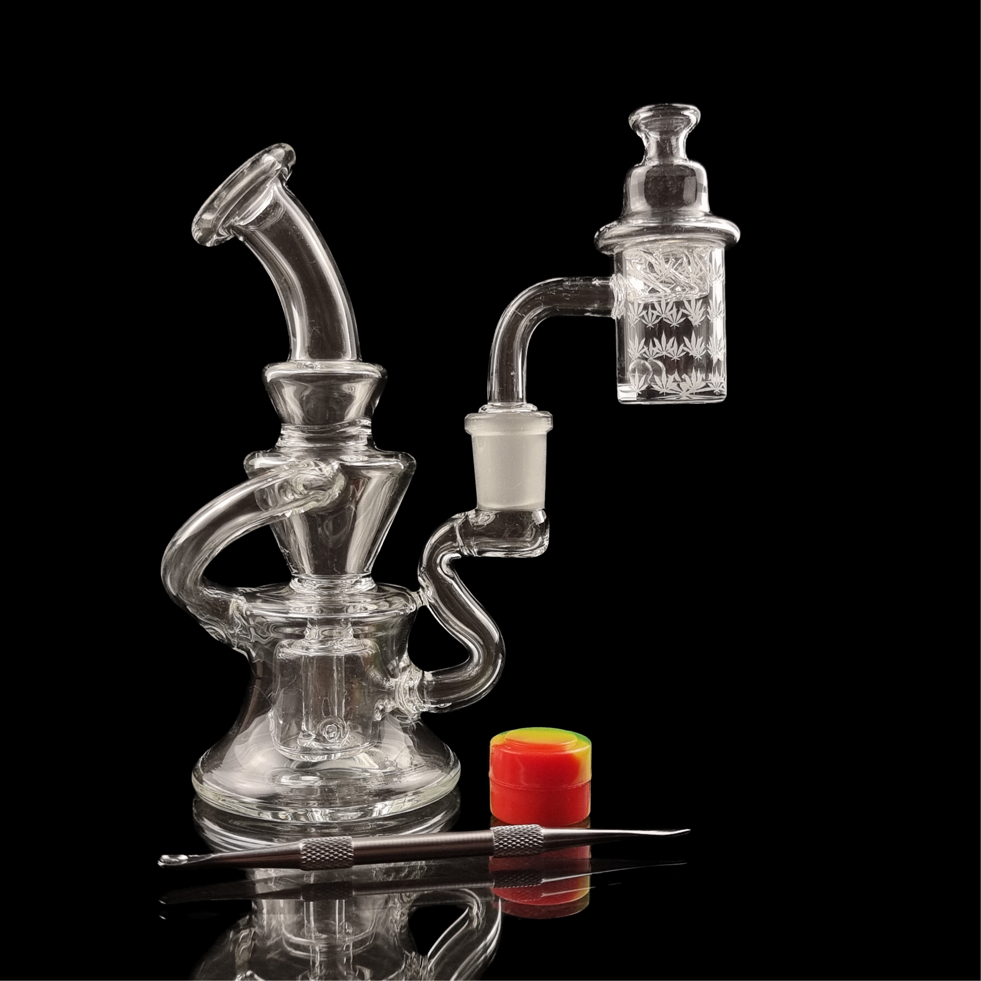 Mini Rig Recycler 15cm Dab Rig Kit – A Friend Indeed Australia