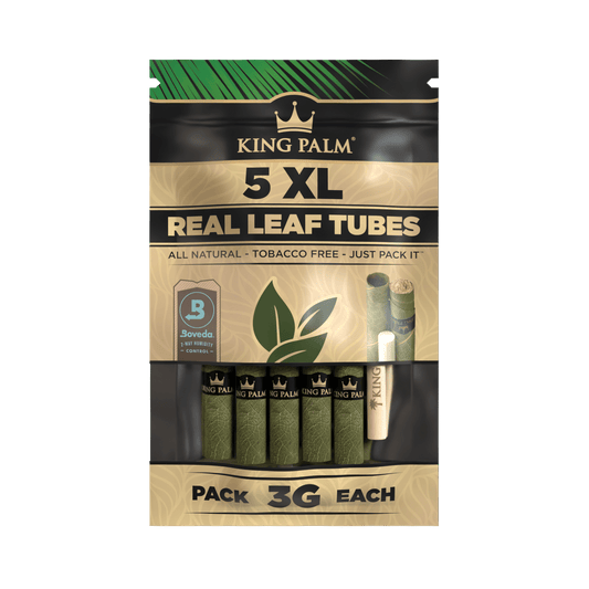King Palm XL Rolls 5 Pack Natural