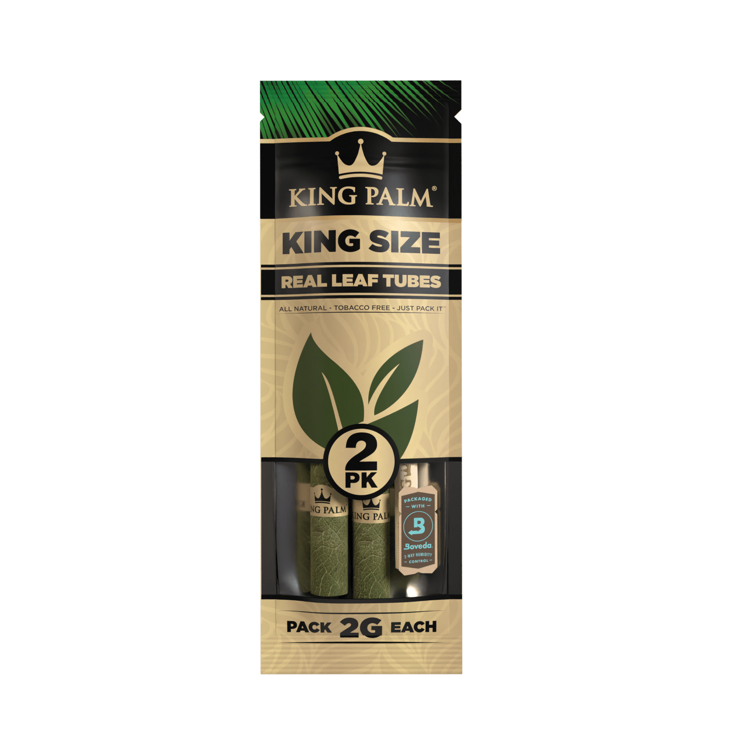 King Palm King Rolls 2 Pack Natural