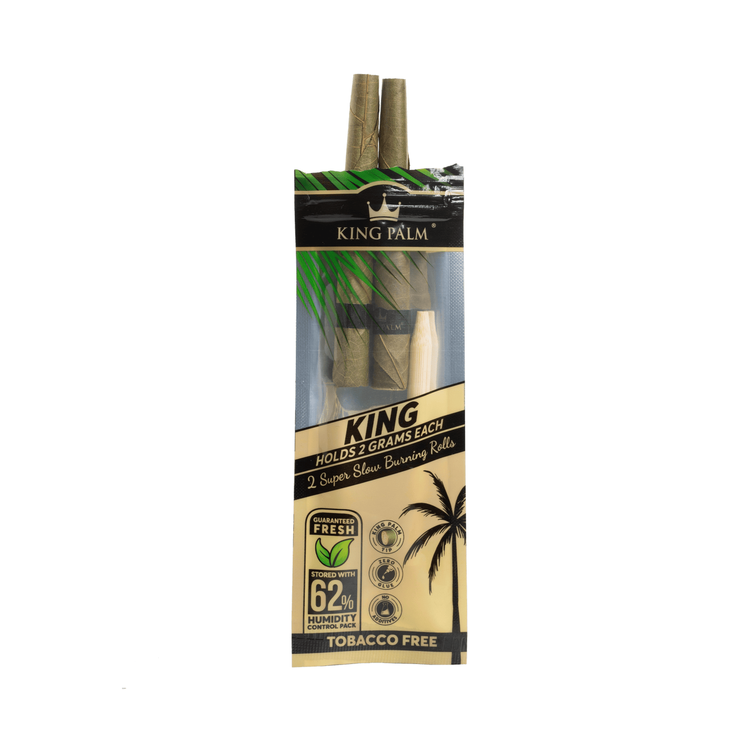 King Palm King Rolls 2 Pack Natural