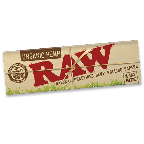 RAW Organic 1 1/4 Size Unbleached Rolling Papers