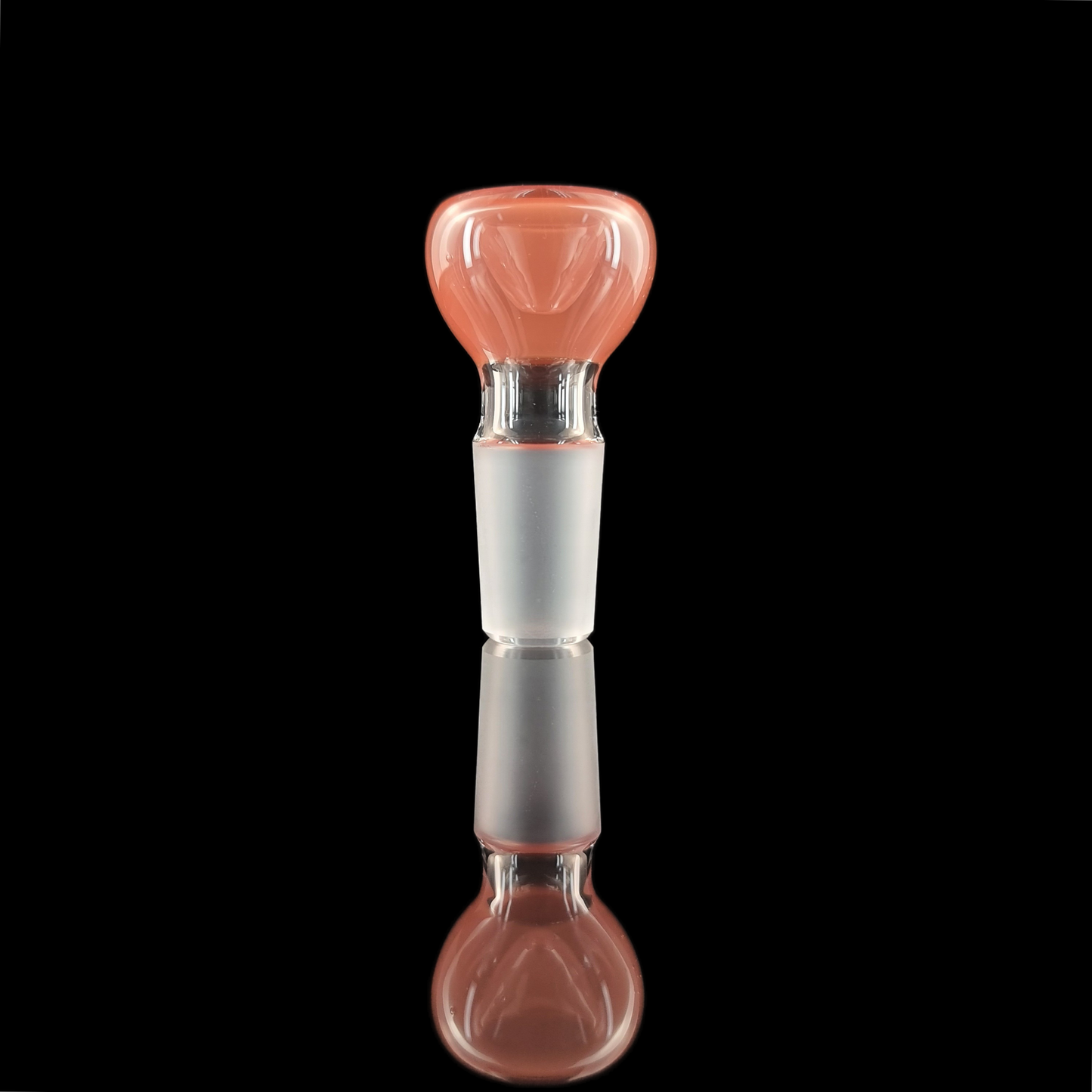 Ghosted Red Crayon Push Bowl 18mm by Empirical Glass