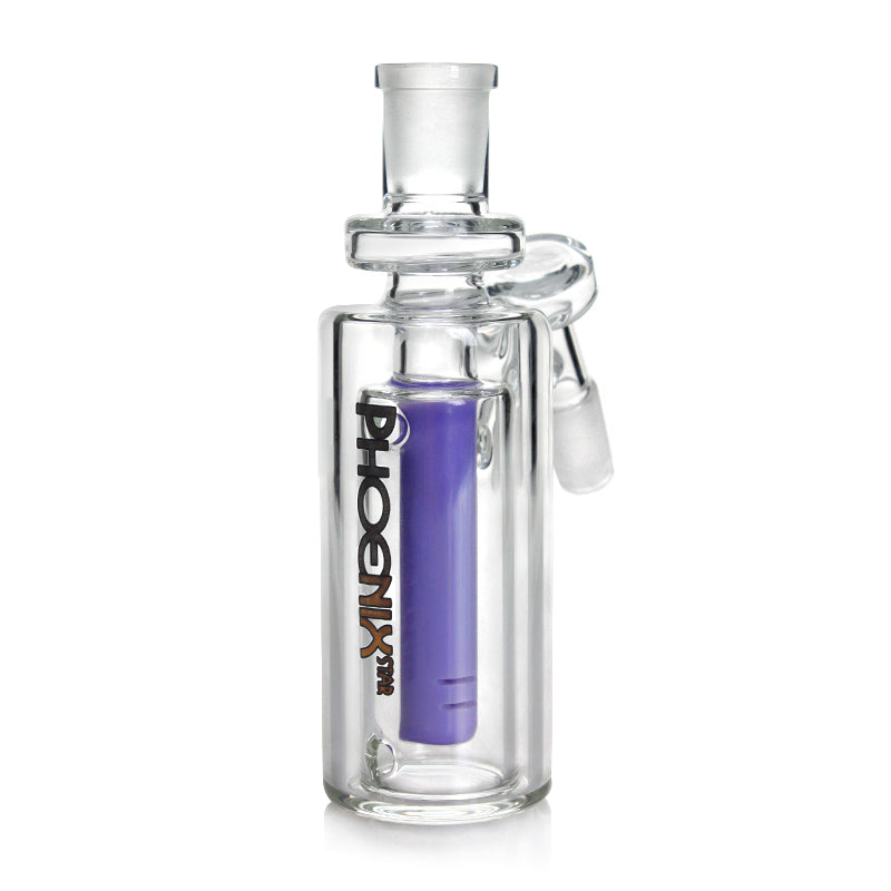 Phoenix Double Wall Encased Stem Ash Catcher 14mm 45 degree