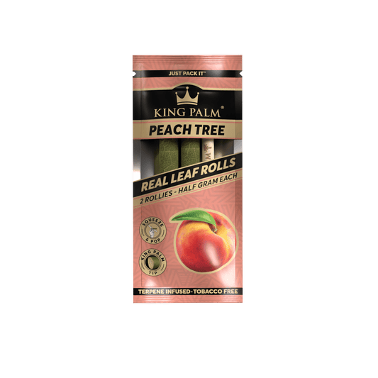 King Palm Rollie Rolls 2 Pack Peach Tree