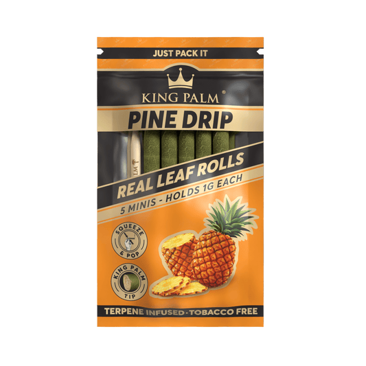 King Palm Mini Rolls 5 Pack Pine Drip