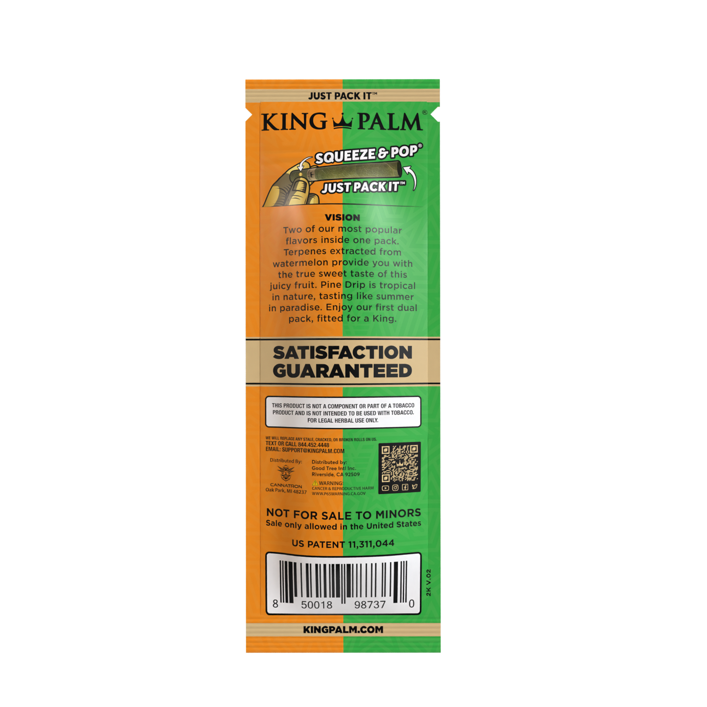 King Palm King Rolls Pine Drip & Watermelon Dual Pack