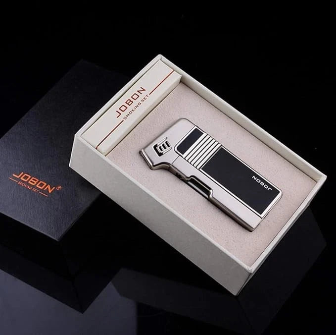 Jobon Yellow Flame Pipe Lighter w/ Built in Tools