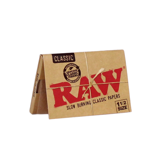 RAW 1 1/2 Size Classic Rolling Papers