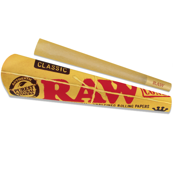 RAW Cone King Size Hemp Paper Cigarette Tubes (3 per pack)