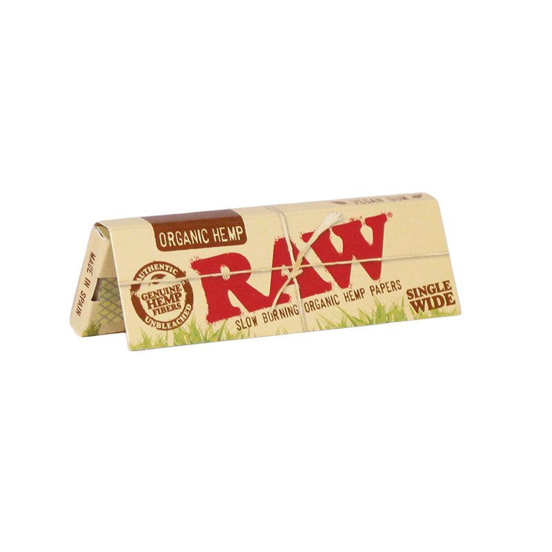 RAW Single Wide Organic Rolling Papers