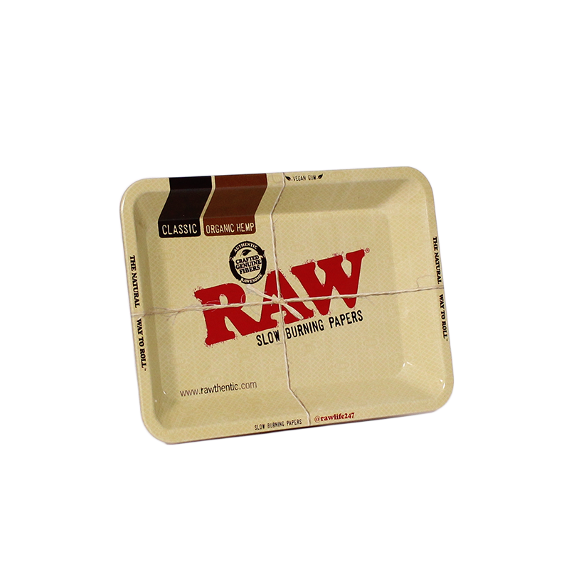 RAW Rolling Tray Metal Mini RAW Design 18x12.5cm