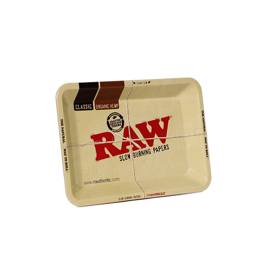 RAW Rolling Tray Metal Mini RAW Design 18x12.5cm