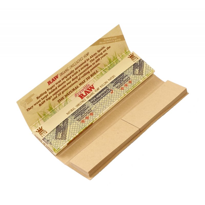 RAW Connoisseur Organic King Size Papers + Filter Tips