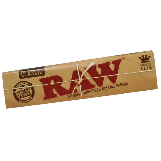 RAW King Size Slim Unbleached Papers