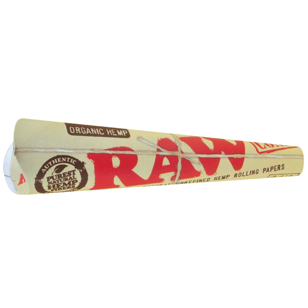 RAW 1 1/4 Organic Hemp Paper Pre-Rolled Cones (6 per pack)