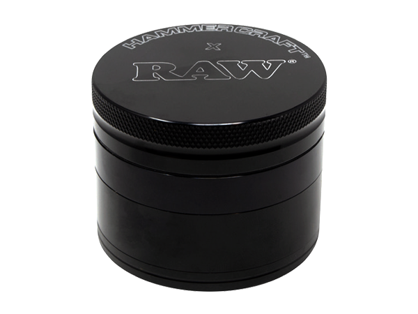 RAW X Hammercraft 55mm 4 Part Aluminium Grinder