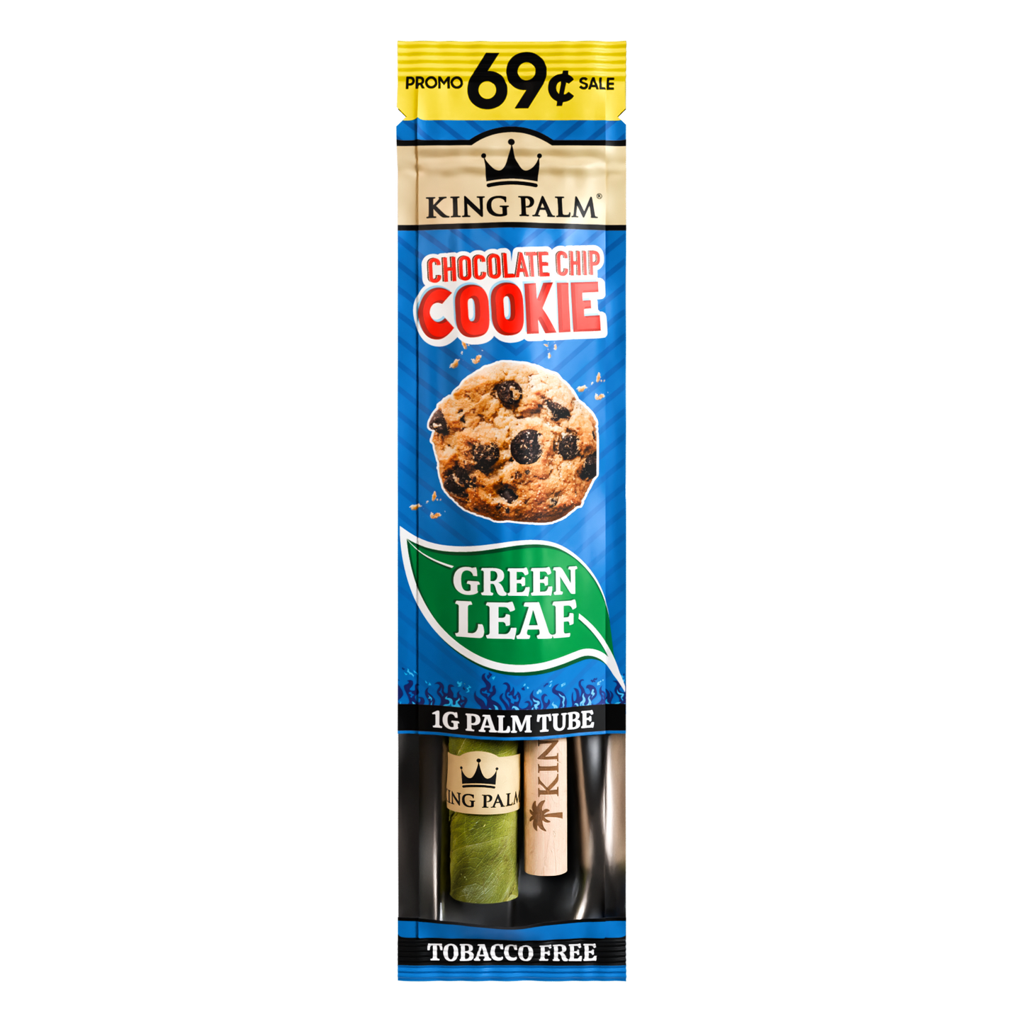 King Palm Mini Rolls Single Pack Chocolate Chip