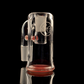 Ghosted Red Crayon Trash Can Ash Catcher 14mm 90° by Empirical Glass