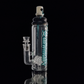 Mathematix Glass Spray Can Bubbler w/ Teal Drips 23cm