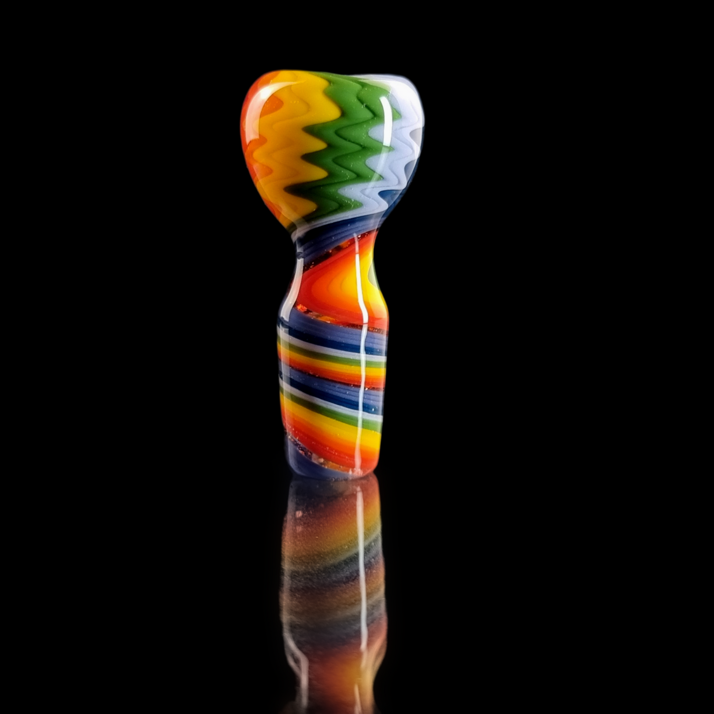 Rainbow Burst Wig Wag Bowl 18mm by Gladstone USA