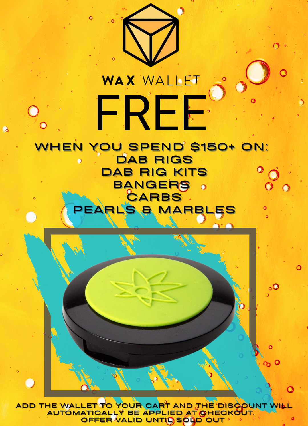 Wax Wallet Concentrate Wallet by 420 Science