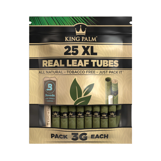 King Palm XL Rolls 25 Pack Natural