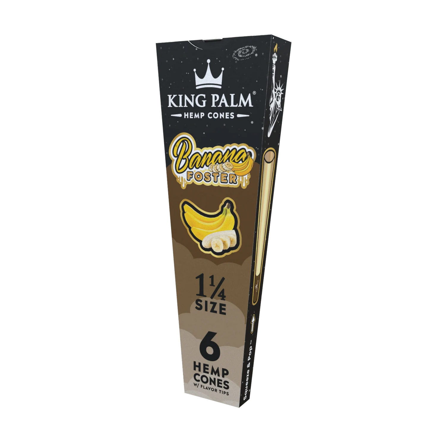 King Palm 1 1/4 Size Pre-Rolled Hemp Cones