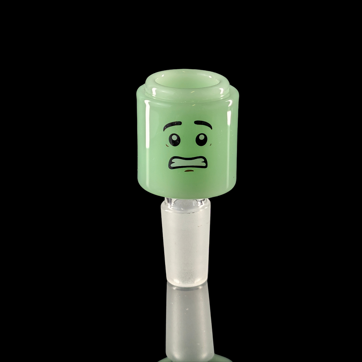 Milky Green Expressions Mini Figures Bowls 14mm Male