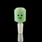 Milky Green Expressions Mini Figures Bowls 14mm Male