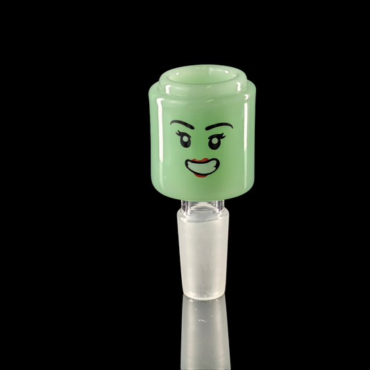 Milky Green Expressions Mini Figures Bowls 14mm Male