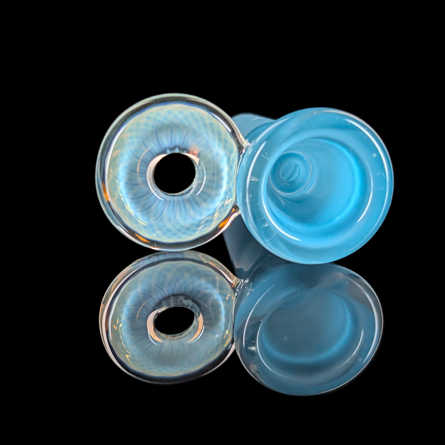 Fully Worked Restriction Slide w/ Fumicello Donut by Empirical Glass 14mm Really Teally