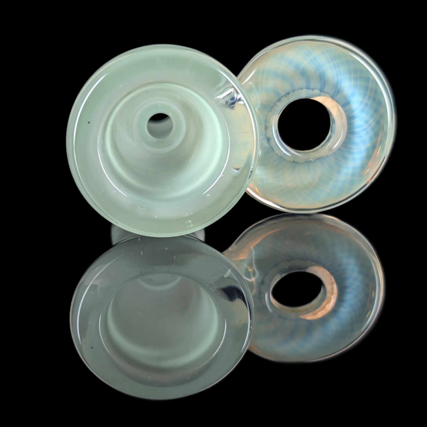 Fully Worked Restriction Slide w/ Fumicello Donut by Empirical Glass 14mm Mint