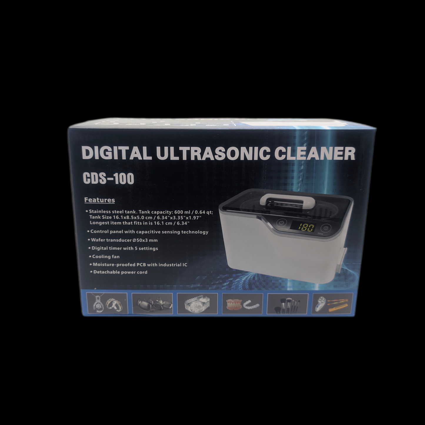 Ultrasonic Cleaner 600ml 42K Hz