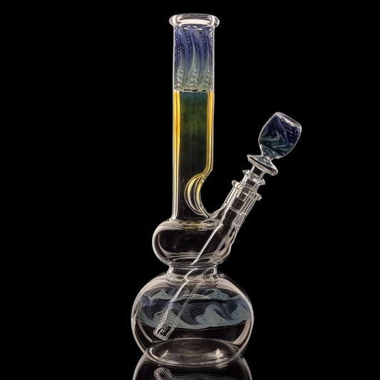 Terrestrial Series Color Change Purple and Blue Classic Water Pipe