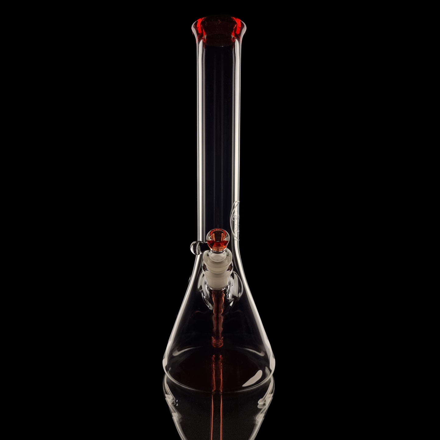 Empirical Glass Beaker w/ Colured Lip, Base, Stem & Slide #5