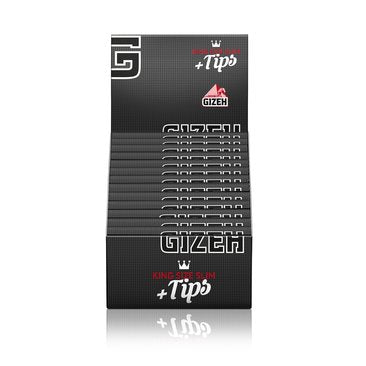 Gizeh Extra Fine King Size Slim Papers with Integrated Tips