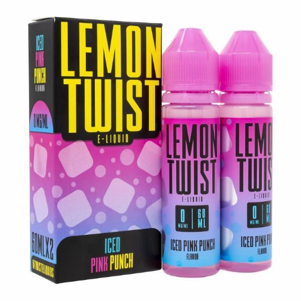 ICE Lemon Twist Pink 0 Iced Pink Punch Ejuice 0mg