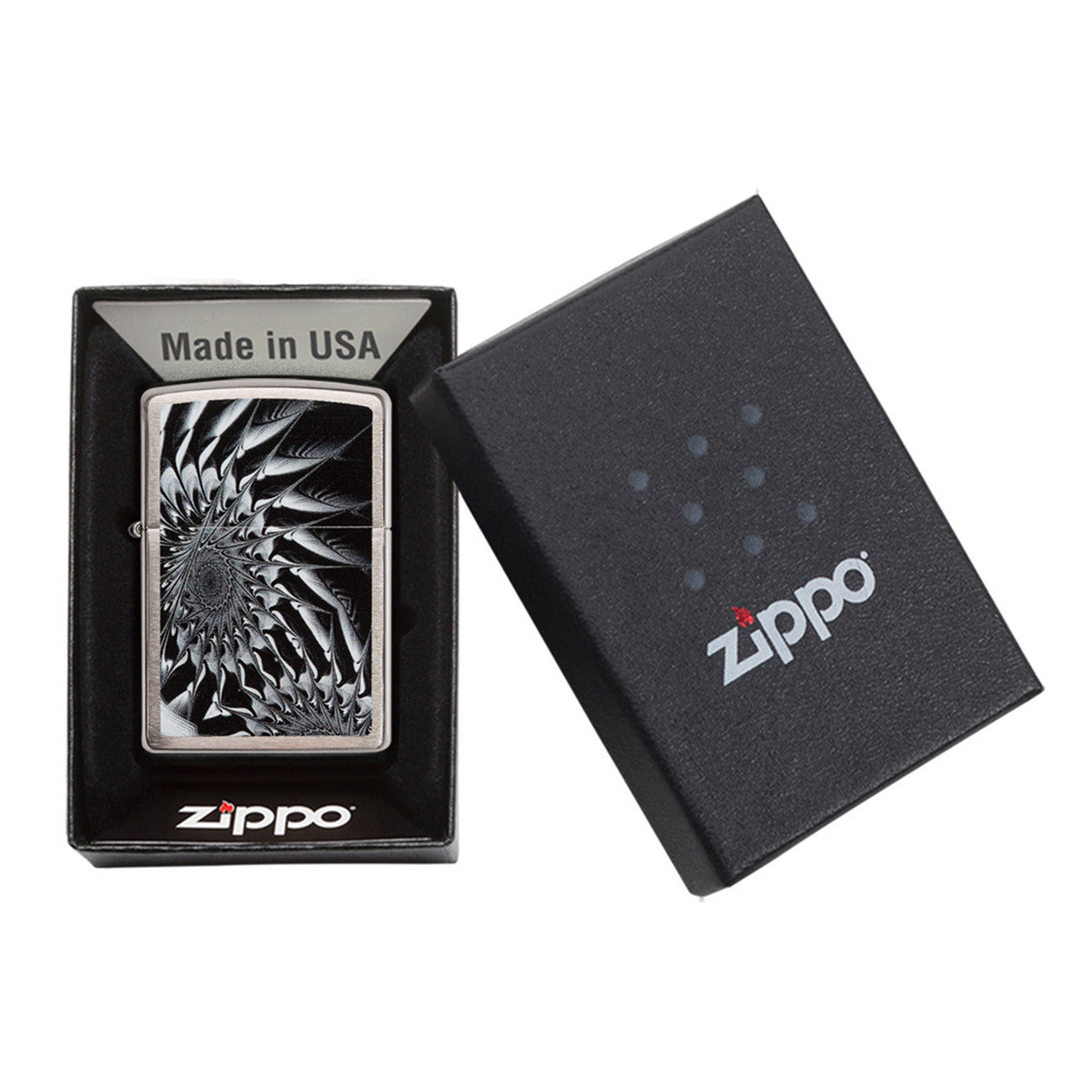 Zippo Metal Abstract