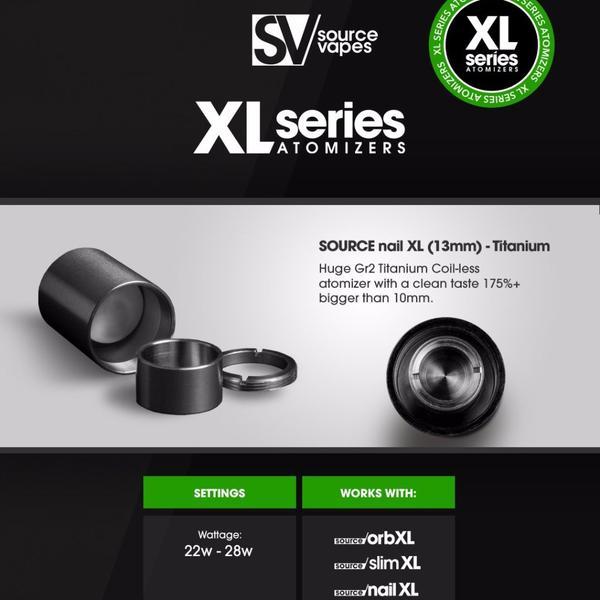 Source XL Series Atomizers