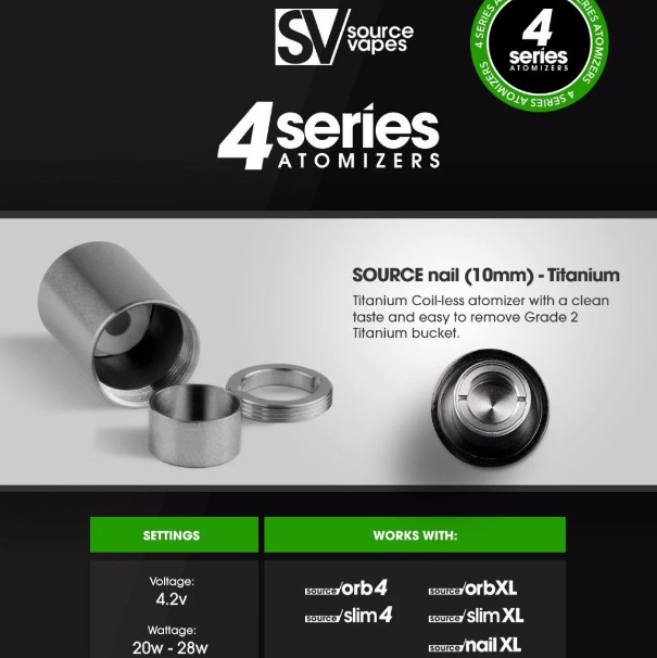 Source 4 Series Atomizers