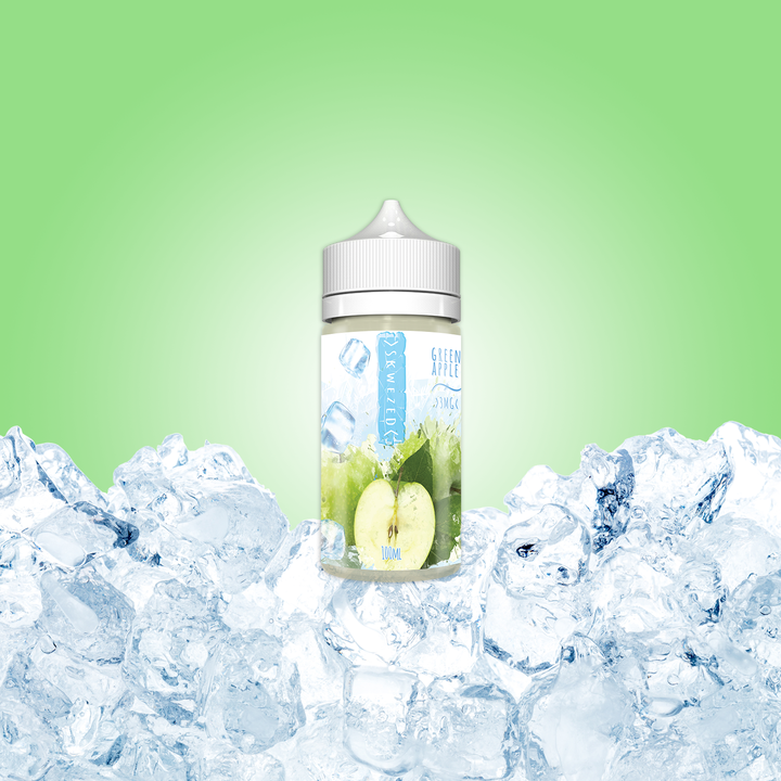 Skwezed Green Apple Iced Ejuice 100ml 0mg