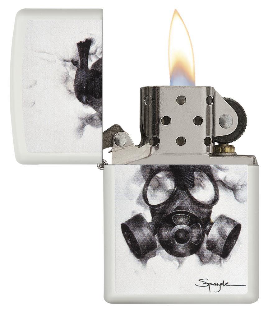 Zippo Spazuk (White Matte Gas Mask)